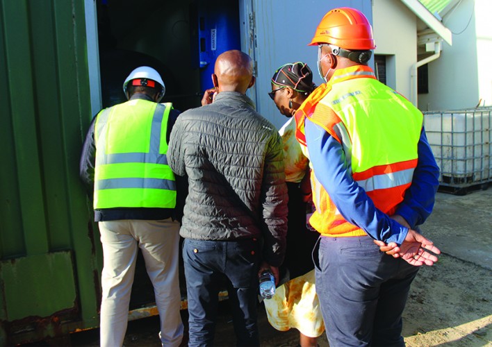 AMATOLA WATER BOARD EXECUTIVES MET WITH NDLAMBE LOCAL MUNICIPALITY TO SOLVE WATER PRODUCTION IN ALBANY COAST