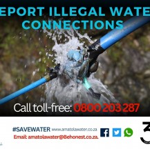 Report illegal water connections